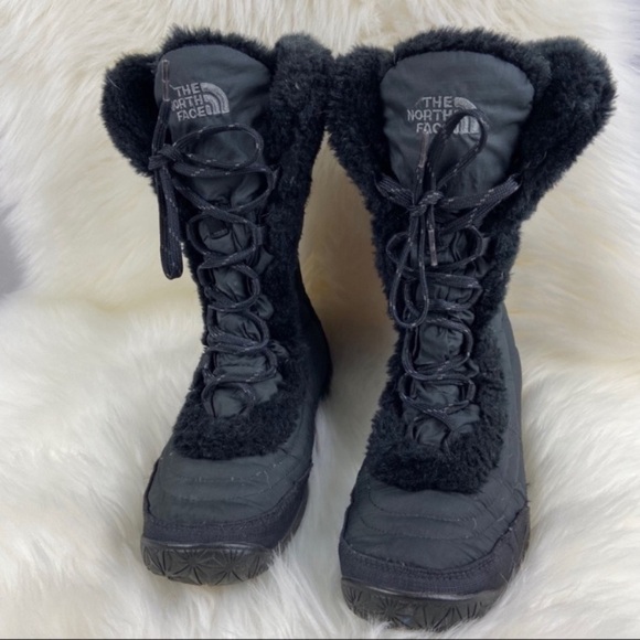 THE NORTH FACE WINTER LACE UP BOOTS SIZE 6.5 - Picture 2 of 10